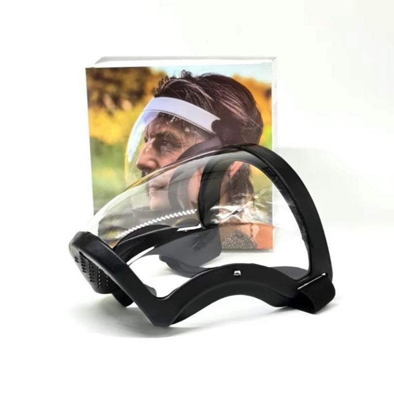 Mặt Nạ HD Trong Suốt, Kính chống giọt bắn, mặt nạ bảo vệ chống độc, phun thuốc trừ sâu - vừa chắn bụi, kính bảo hộ cao cấp Phụ Kiện Cao su