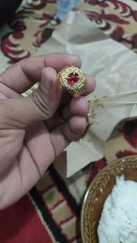 Product Review of Batu cincin delima lipan merah from w**g G**😎 0