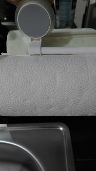 Product Review of Kitchen Tissue Holder Gantungan Tissue Dapur Tissue Besar Handuk Towel Rack Plastik Putih from d**s 0