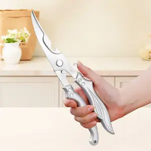 Powerful Chicken Bone Scissors Stainless Steel Scissors Multi Functional Bone Removal Scissors Kitchenware