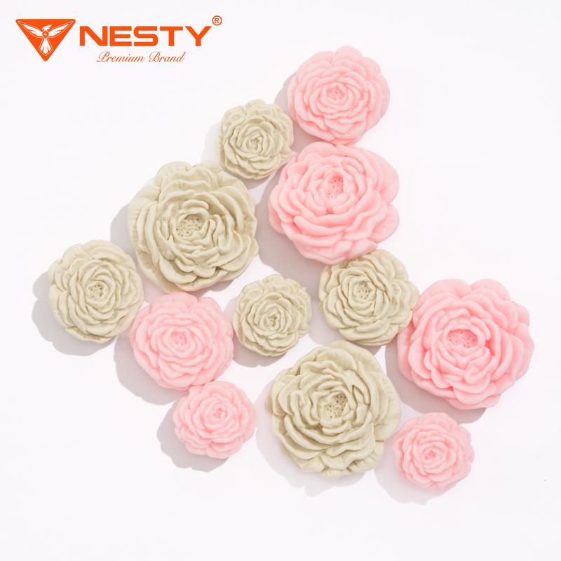  BỘ 6 CHARM PHỤ KIỆN GẮN TÚI XÁCH CHỦ ĐỀ HOA HỒNG 