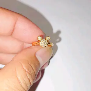 Cincin Anak titanium gold anti luntur anti karat 1pcs Fashion Kids Costume