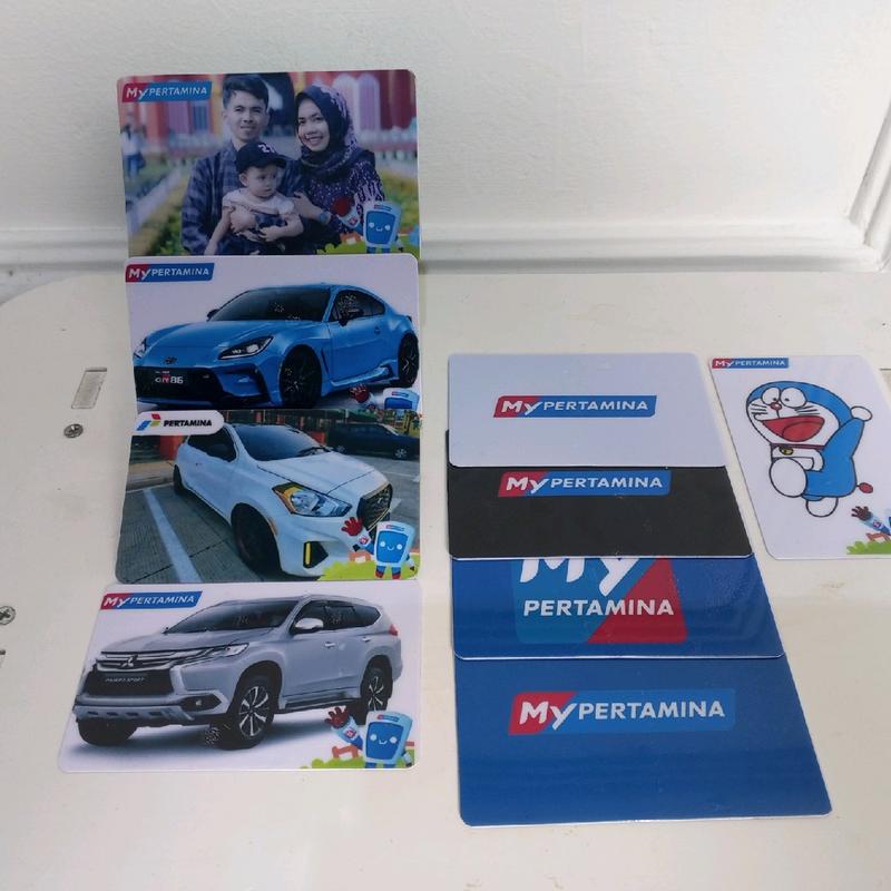 Kartu Barcode MyPertamina Custom Foto Mobil Bahan PVC Card 1