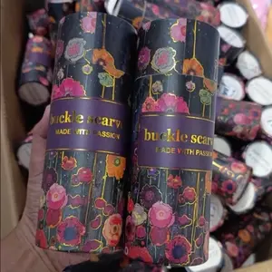 Bylyn.co Hijab Segiempat Buckle Scarves Tumbler Original Murahhhh Bahan Voal Sublim Ukuran 110x110 Finishing Laser Cut Seri Warna Motif Random