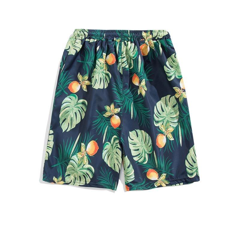 Product Introduction of Live unbridled Fashion Summer Seaside Vacation Floral Shorts Men's Casual  Shorts Loose Beach Pants 6