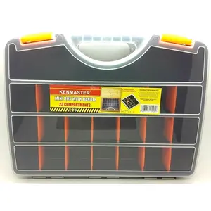 Kenmaster Mini Box With Handle 23 Compartment - Mini Tool Box 23 Slot
