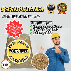 Produk Pasir Silika Media Penyaring Penjernih Air Menyerap Partikel kecil pada air