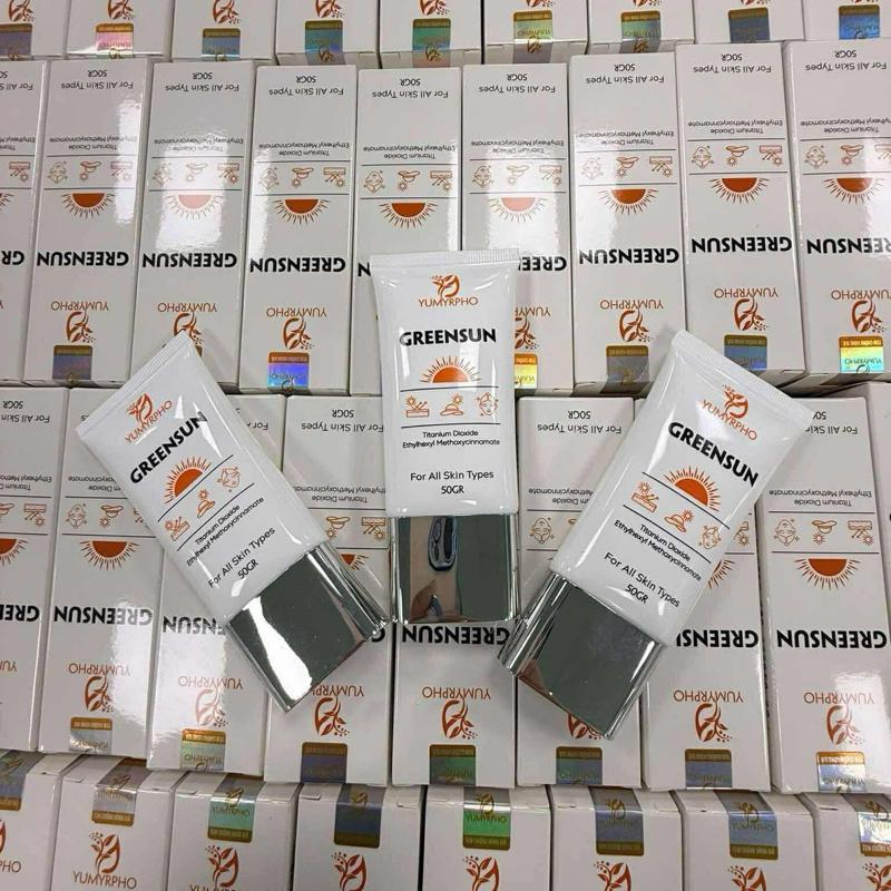 GreenSun Kem Chống Nắng Cho Mọi Loại Da SPF50+ PA++++ Chăm Sóc Da Toàn Diện