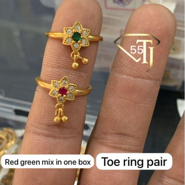 Adjustable Modern Toe Ring (pair) / Metti - TikTok Shop Malaysia