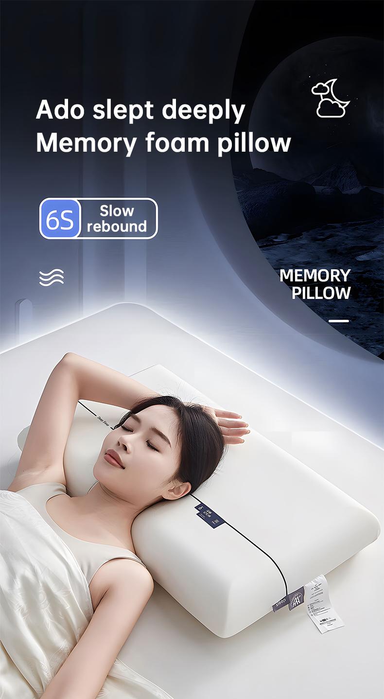 Product Introduction of Dreame Zero pressure Sleep Memory pillow 1PCS/2PCS Deep Sleep Pillow Memory Pillow Neck Pillow 70x42cm Adult Pillow Children Pillow Sleep Aid Temperature Control Pillow Ergonomic Pillow 13