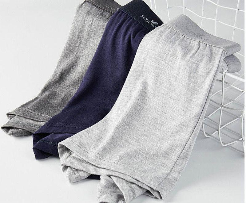 Product Introduction of High-quality 4-pack men&#39;s underwear, men&#39;s high-end cotton boxer briefs, trendy boys&#39; boxer shorts, large size 17