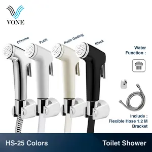 VONE Jet Shower Toilet Cebok Bidet WC HS-25 Putih Gading Hitam Chrome