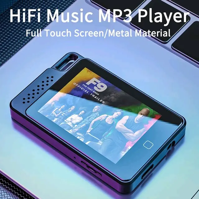 RUIZU C1 versi Pro 64GB USB Type C musik MP3 Speaker 2.4" touchscreen HIFI Walkman Bluetooth 5.0 DAP Metal Radio Lagu music hi fi mp3 player digital audio Bass