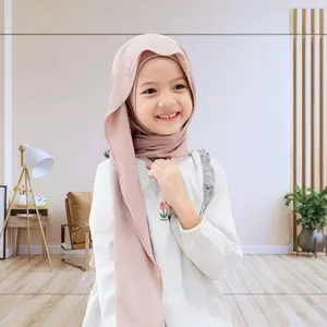 Pashmina Inner Anak Jersey Premium Menutup Leher Oval - Muslim Jilbab Instan