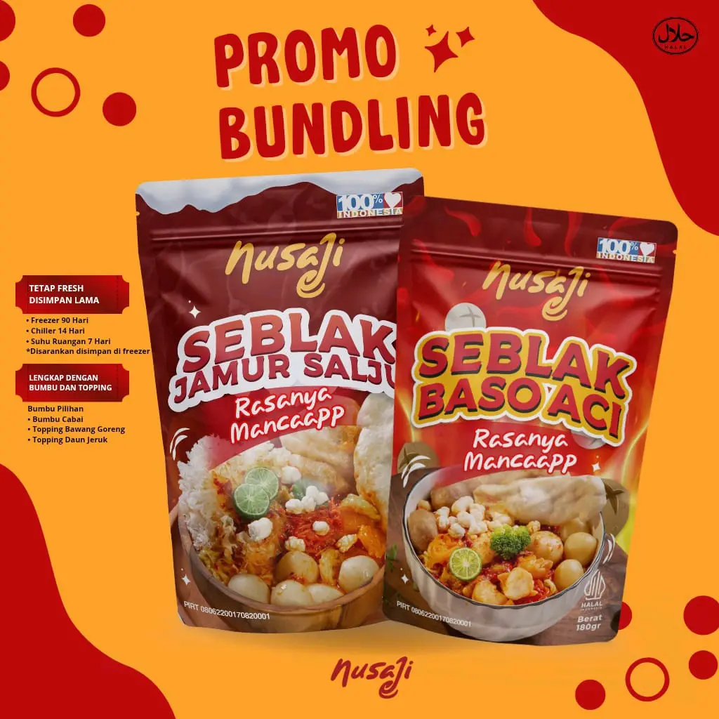 Promo bundling "Seblak Baso Aci dan Seblak Jamur"
