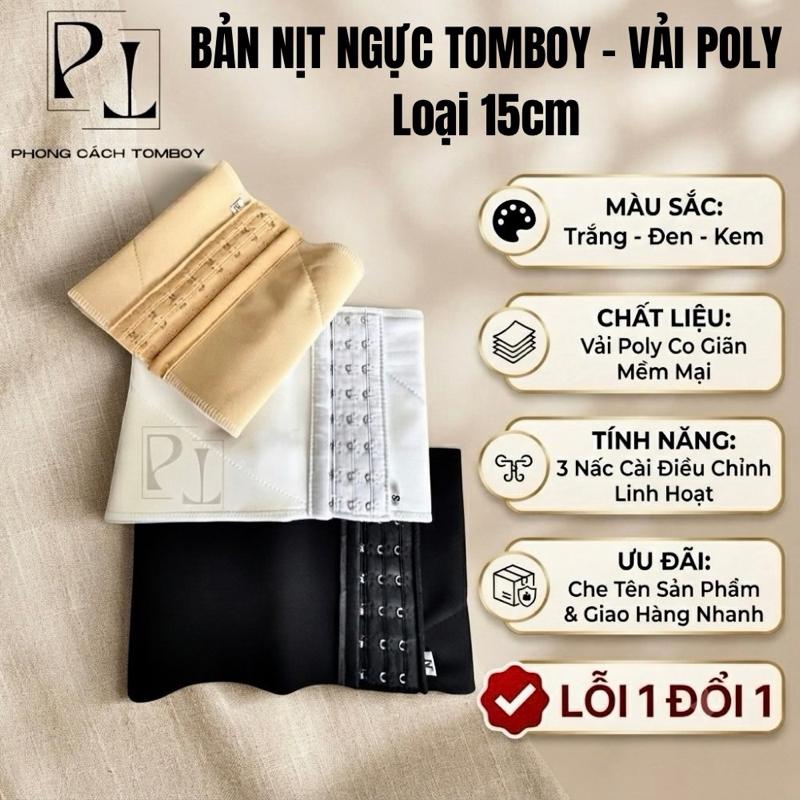 Bản nịt ngang MỀM 15cm (Loại vải 3 lớp) -Định Hình V1 tàng hình