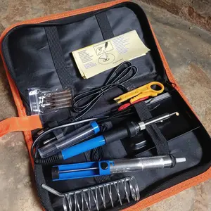 [Solder Listrik 60W] Set 15 dalam 1 Peralatan Penyolderan | Dilengkapi dengan Multimeter Digital XL830L | Solder dengan Suhu yang Dapat Disesuaikan | Wajib Punya untuk Perbaikan & Penyolderan