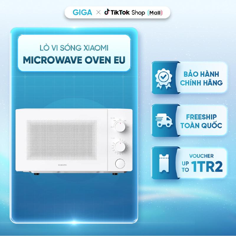 Lò Vi Sóng Xiaomi Microwave Oven EU 20L - Điều chỉnh công suất 5 mức - Núm xoay dễ sử dụng - Dễ vệ sinh