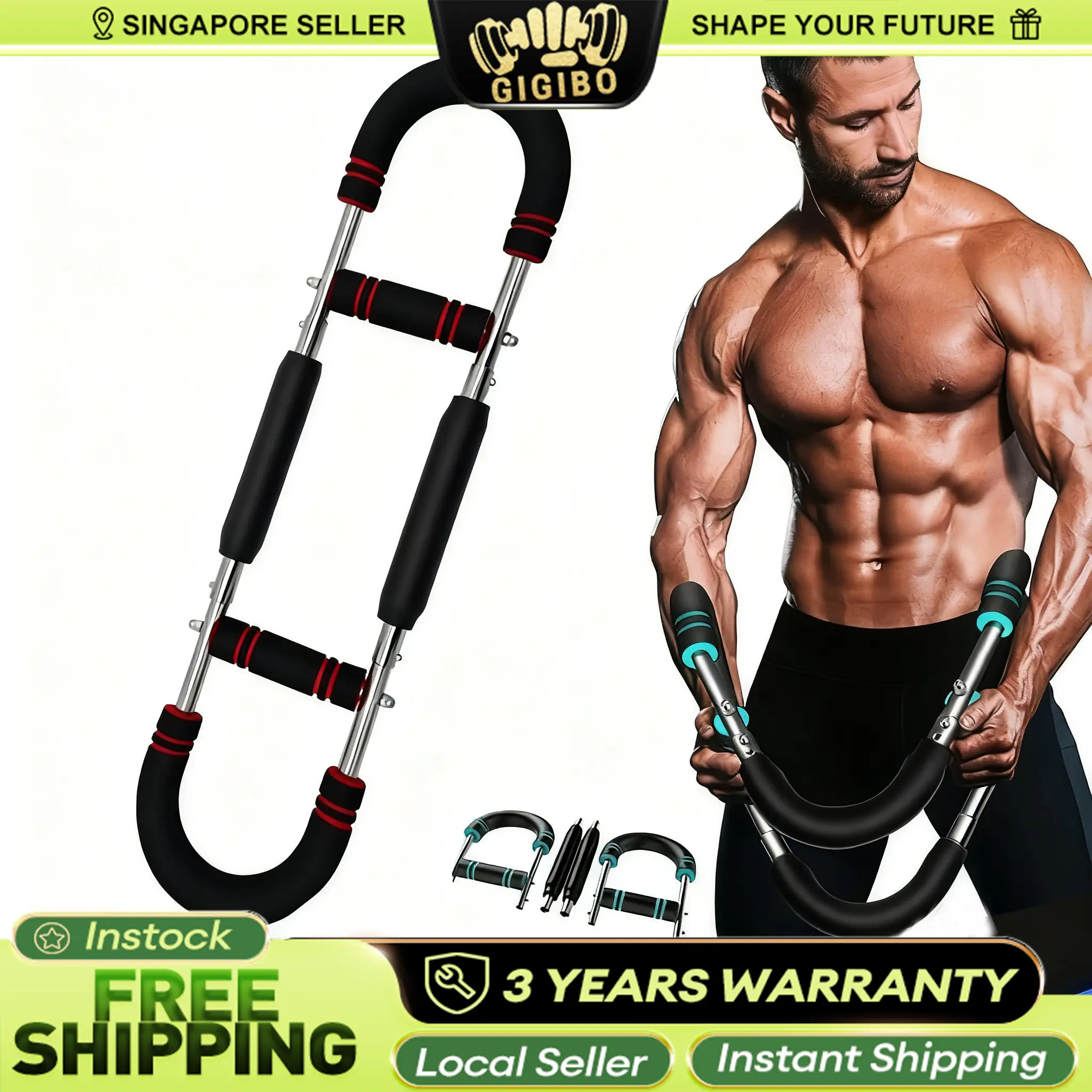 Twister Arm Trainer Fitness Wrist Strength Spring Exerciser Training ...