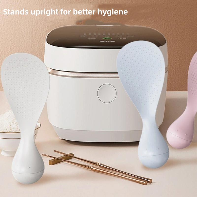 Product Introduction of Muỗng Xới Cơm, Phiên Bản Mới, Chống Lật, Chống Dính, Thiết Kế Đứng, Dễ Vệ Sinh, Cấp Thực Phẩm 4