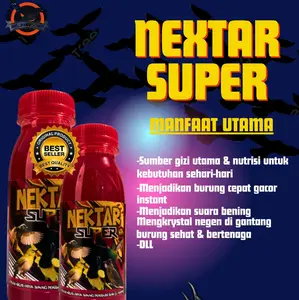 Nektar Super merah 150ml terbaik untuk sogon pleci kolibri Burung Kicau