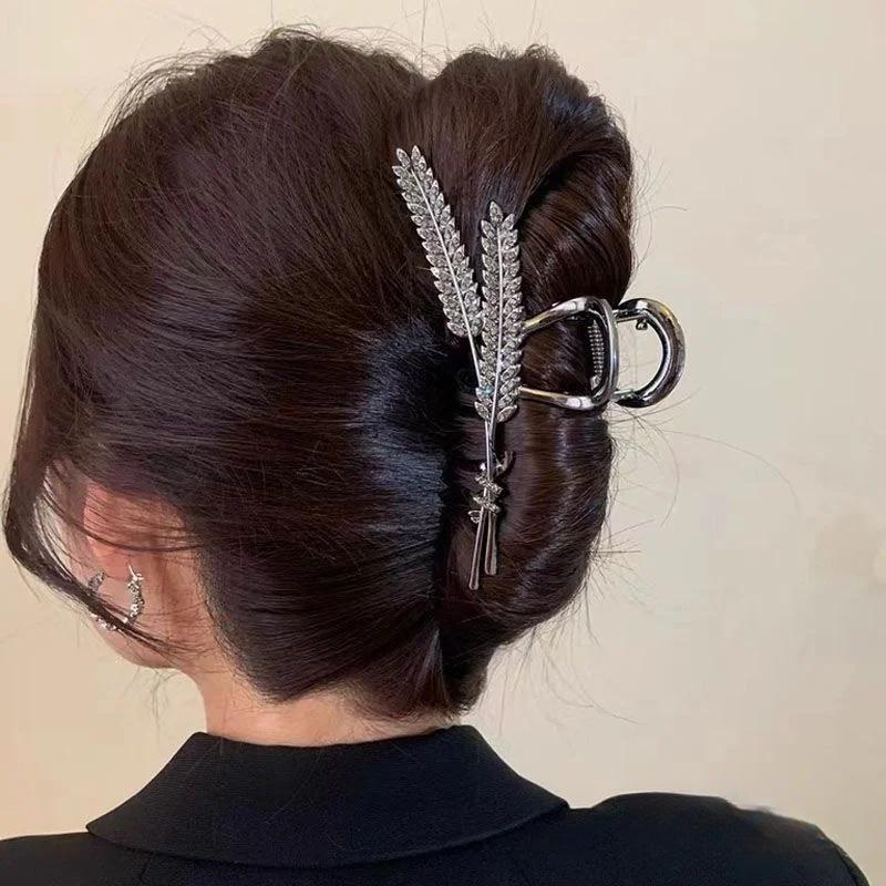 Product Introduction of Kẹp Tai Lúa Mì VANNO, Thiết Kế Cao Cấp Thanh Lịch, Kẹp Tóc Cô Gái Cao Cấp, Thích Hợp Để Đồ Trang Trí Ngày Lễ, Kẹp Cá Mập, Làm Đẹp, Phụ Kiện Tóc, [Thanh Toán Khi Nhận Hàng] 8