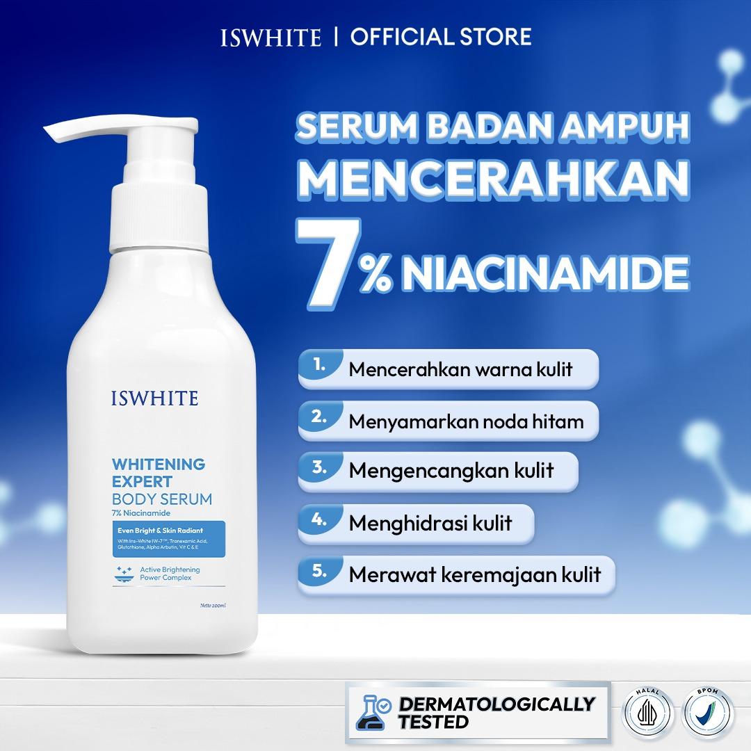 ISWHITE Double Glowing Package Body Mask Body Serum Pencerah Tubuh ISWHITE Double Glowing Package Body Mask Body Serum Pencerah Tubuh