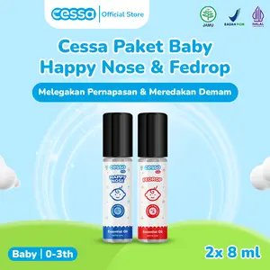 Cessa Baby Paket Happy Nose & Fedrop 8 Ml Meredakan Bapil Demam