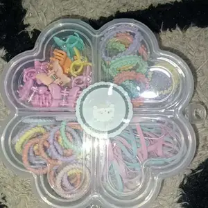 [TR] Ikat Rambut Anak  Cantik Mix Warna Warni Box - Pita & Scrunchie XC-59 Fashion Ikat Rambut Anak Perempuan