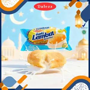 20g*10pcs Dalezz Roti Lembut Rasa Susu Enak & Lezat Soft Cup Bread Kemasan Praktis Tekstur Lembut Cocok untuk Camilan atau Sarapan