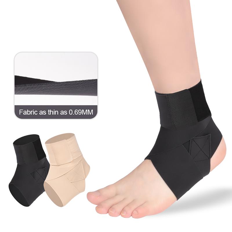 GOBYGO-Băng Quấn Mắt Cá Chân Nén Có Thể Điều Chỉnh Cho Nam Và Nữ, 1 Miếng, Siêu Mỏng, Đàn Hồi Cao, Hỗ Trợ Mắt Cá Chân Để Chạy Bộ, Bóng Rổ 5