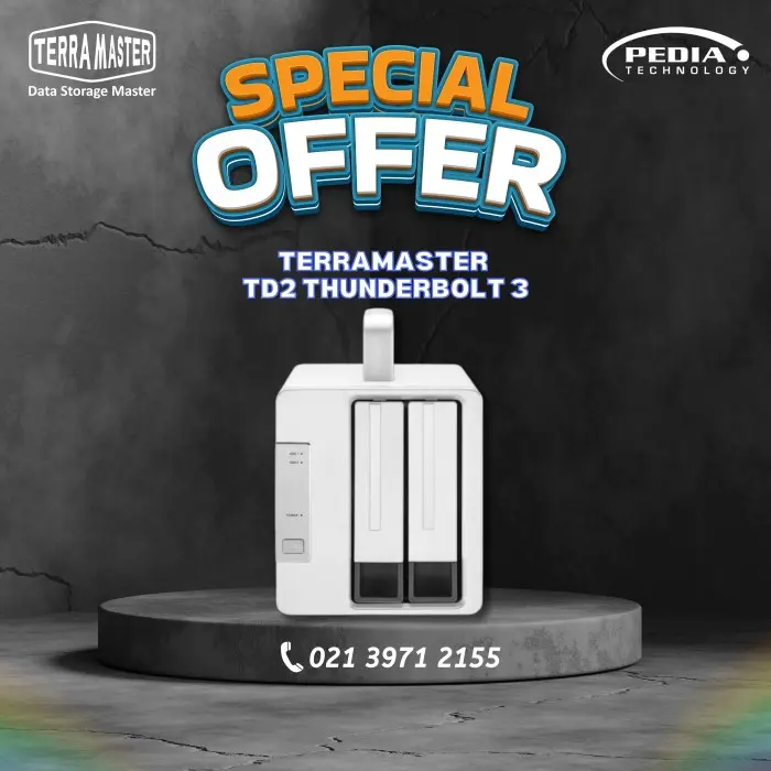 DAS TerraMaster TD2 Thunderbolt 3 2 Bay for Business - HDD EKSTERNAL