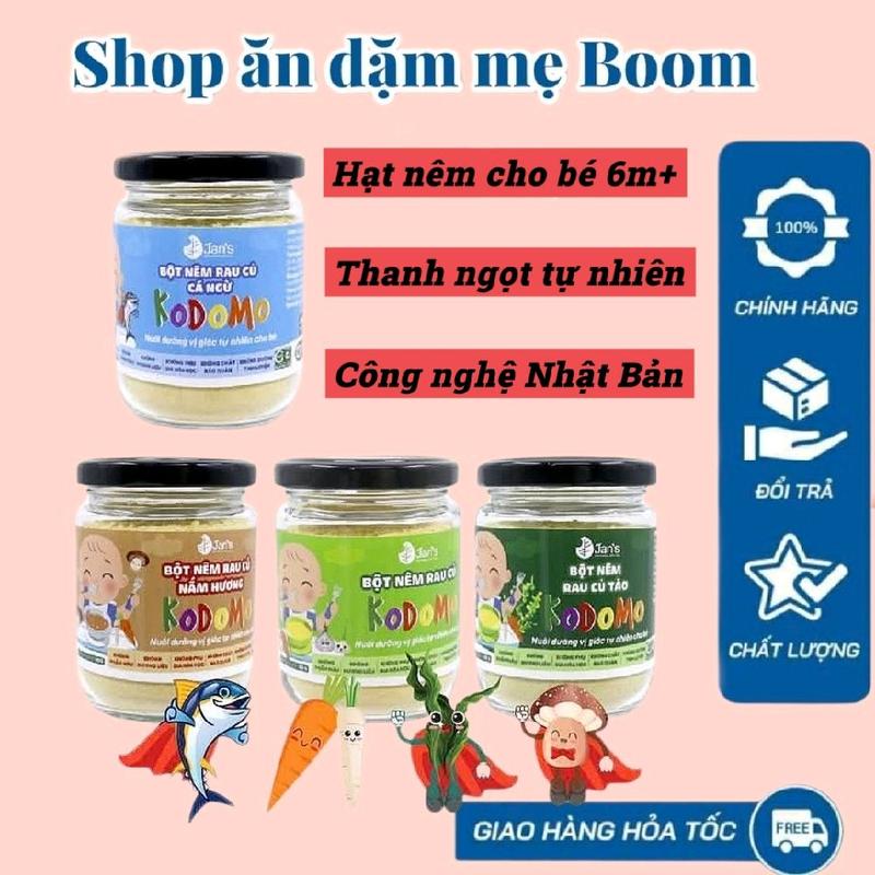 [Mẫu mới] Hạt nêm rau củ kodomo cho bé ăn dặm từ 6m