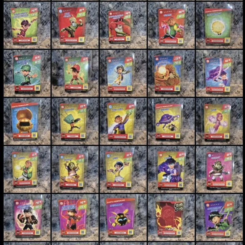 Kartu boboiboy basic vol 1 beliung mega gentar halilintar sopan sorry kartu pendukung AR SR galaxy card part 1 vol satu foil hologram koleksi choki choki viral Kartu boboiboy basic vol 1 beliung mega gentar halilintar sopan sorry kartu pendukung AR SR galaxy card part 1 vol satu foil hologram koleksi choki choki viral