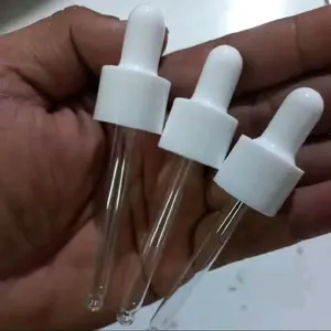 pipet kaca putih smooth untuk ukuran 30 ml dan neck 18
