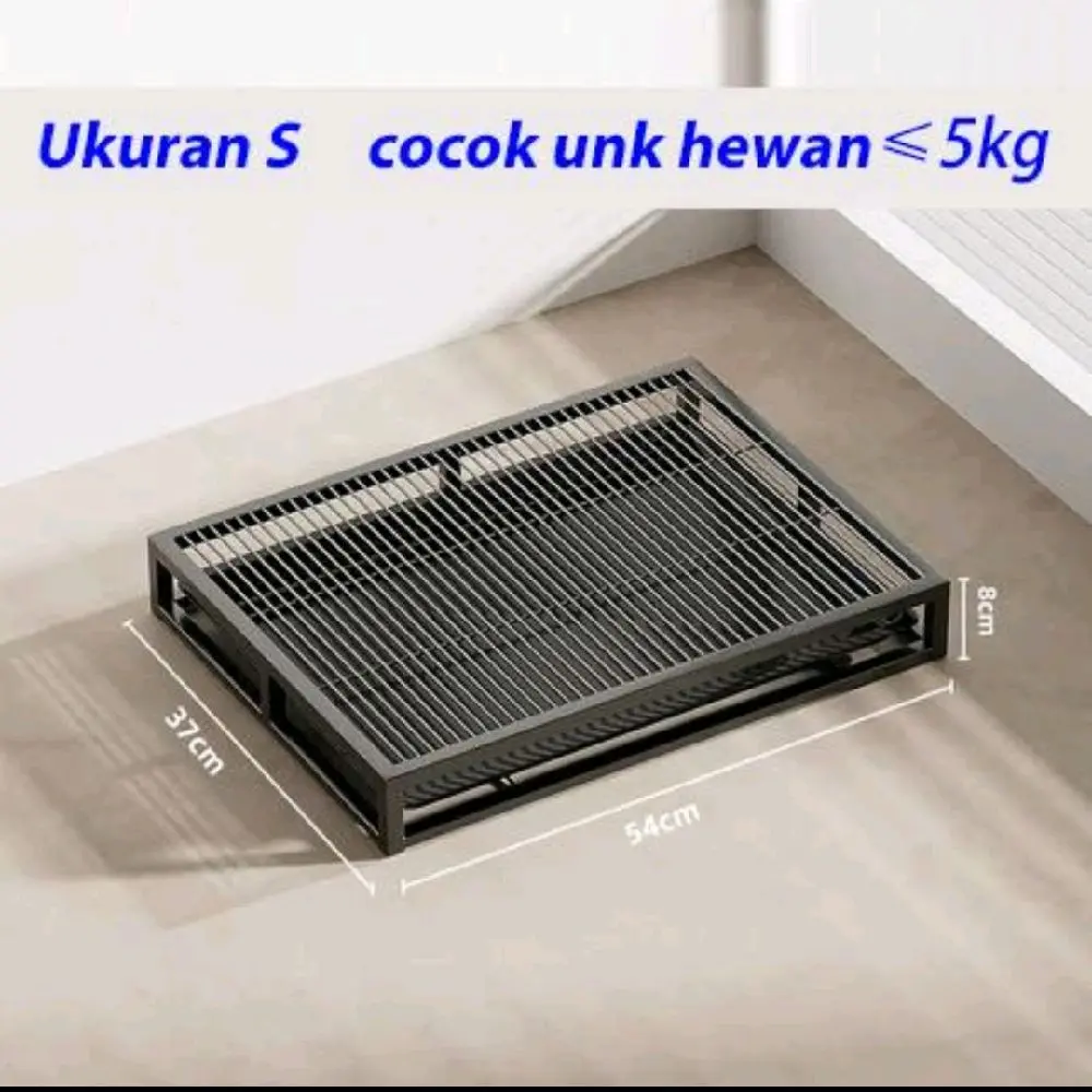 Puppy Dog Training Pet Toilet Tray 54x37x8cm Alas Pipis Anjing Kucing Mudah Perawatan Hewan Peliharaan