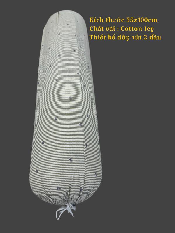 Vỏ gối ôm dài kích thước 35x100cm vải Cotton Icy mềm mại, thoáng mát thiết kế…