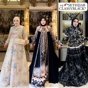 PROMO BIG MURAH Gamis Terbaru 100% original Shella Saukia