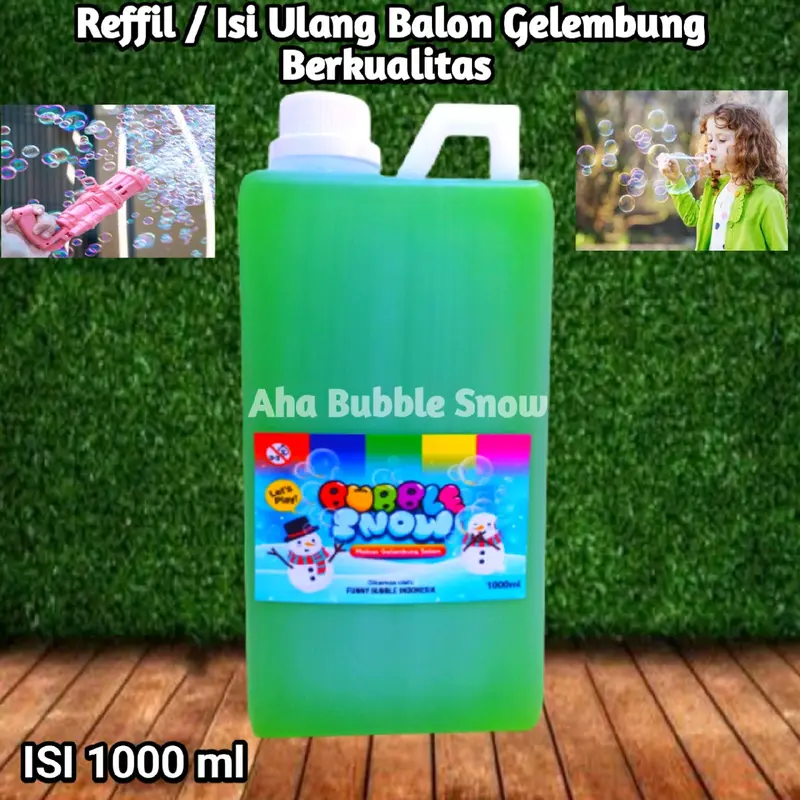 Bubble Gun 1000 ml, Reffil Balon Gelembung Berkualitas, Isi ulang buble stik, buble camera buble gum sabun toys 3