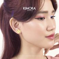 Gambar Kimora - Anting Tusuk Titanium Premium Wanita Bunga Hitam Flower Golda  Ant138 - WHITE dari Kimora Jewelry Kota Denpasar 4 Tokopedia