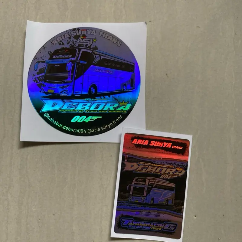 Debora004 stiker AST anti air hologram buy 1 get 1 0
