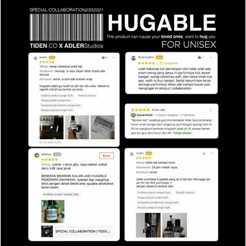 SPECIAL COLLABORATION | TIDEN.CO X ADLERStudios Perfume | HUGABLE | Parfum 1