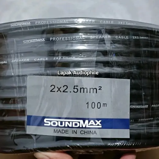 (10meter) KABEL AUDIO ISI 2x2.5mm SOUNDMAX POLOS ORIGINAL 2