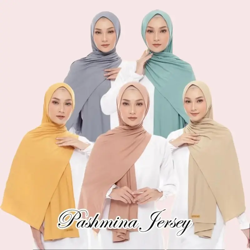 Hijab Pashmina Bella Square Jahitan Tepi Rapi Lembut Nyaman 4