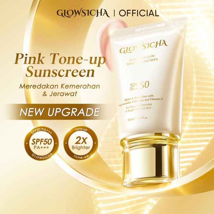Promo [BPOM] Glowsicha Luminous Glow Tone Up Sunscreen SPF 50 PA ...
