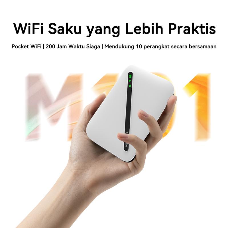 [M101] Modem Pocket WiFi6 M101 Portable Modem Router WIFI Wireless  Sinyal 4G LTE