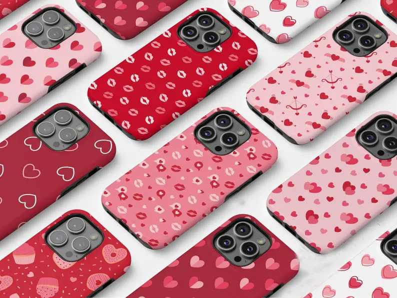 1PCS Custom Valentines Day  Phone Case Compatible With iPhone 16 15 14 13 12 11 Pro Max TPU and PC 2in1 Shockproof Mobile Back Cover For Lover gift Mother's Day Father's Day Gift Girlfriend Boyfriend Fashion Gift