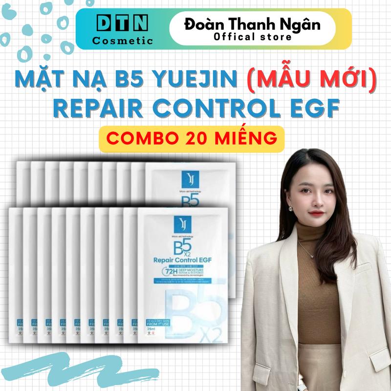    Combo 20 miếng - mẫu mới 2025    Mặt nạ b5 cấp ẩm  phục hồi  Yuejin 