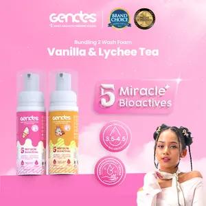 Bundling Gendes Sweet Aromatic Feminine Hygiene 2 Wash Foam  | Perawatan Area Kewanitaan  | Membantu Mengurangi Keputihan | Membantu Menghilangkan Aroma Tidak Sedap Pada Area Kewanitaan