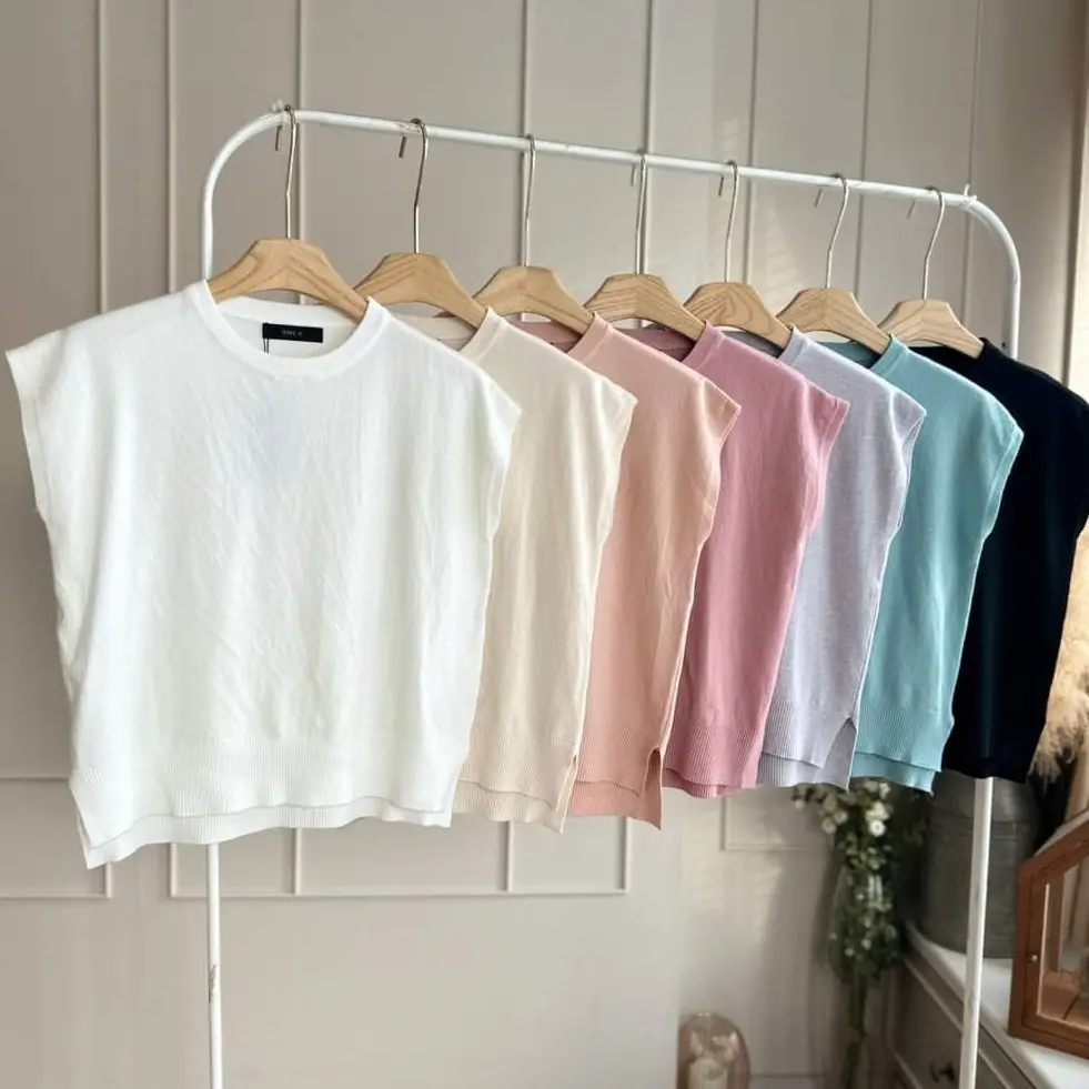 MyEverCo | Candy Crest Knit | Knit Top | Summer Wear